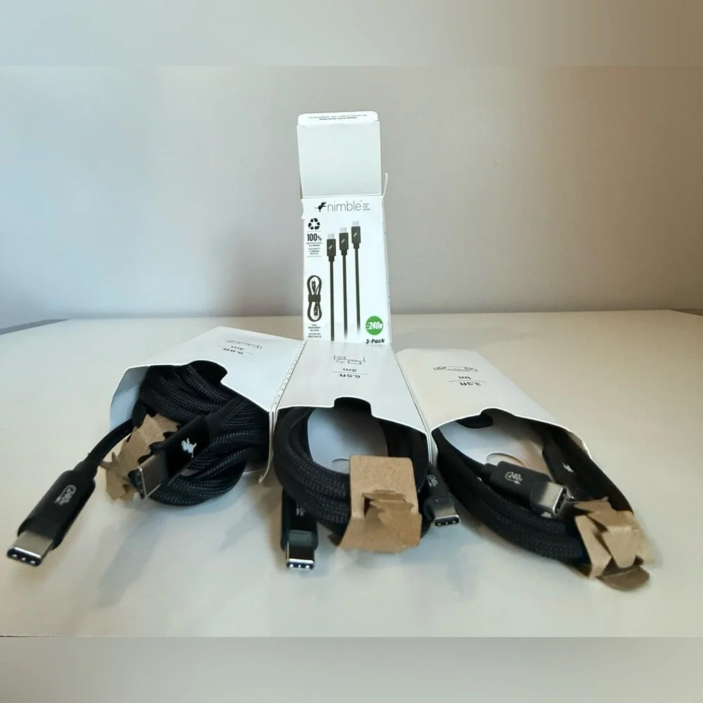 PowerKnit FLEX USB-C to USB-C 3-Pack